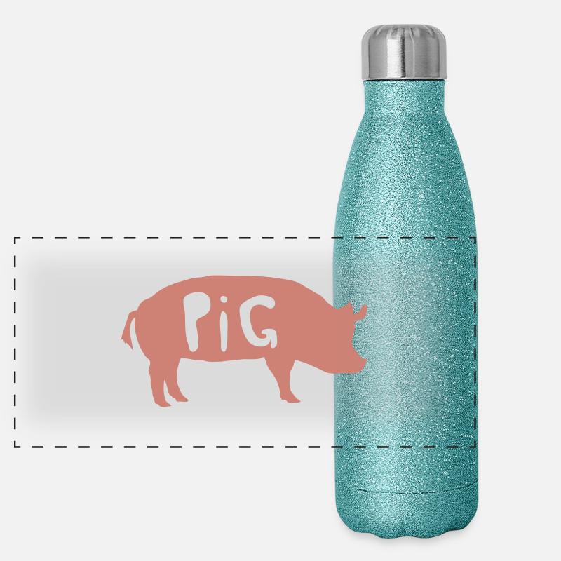 pig Gourde isotherme panoramique pailletée 500 ml