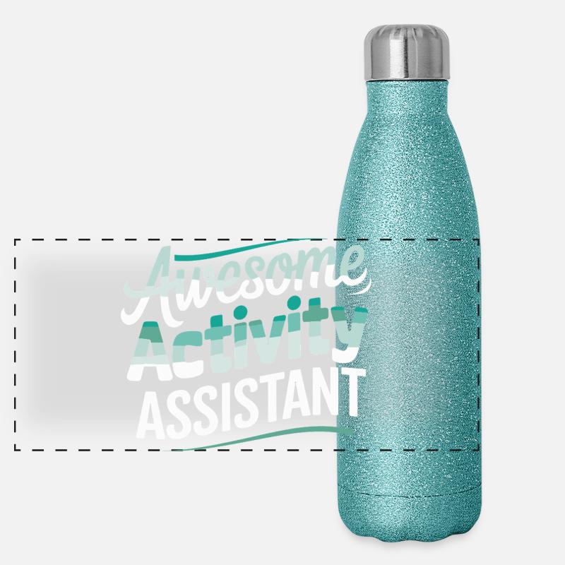Awesome Activity Assistant Design for Anyone Who Panoramic Glitter Thermal Bottle 500 ml