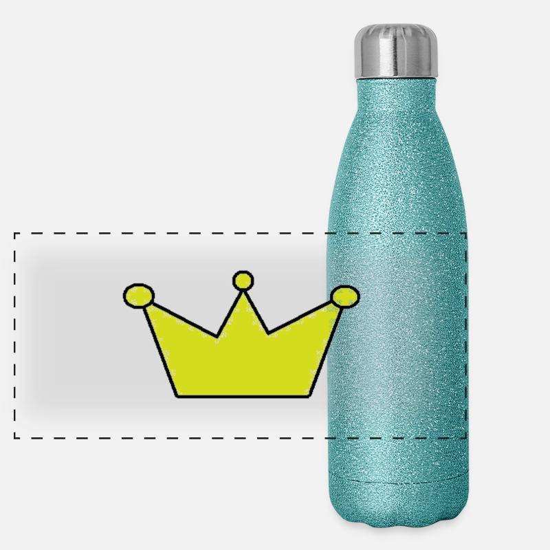 couronne Gourde isotherme panoramique pailletée 500 ml