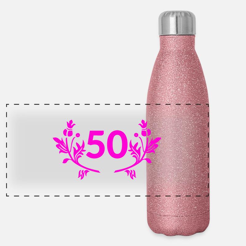 Birthday Panoramic Glitter Thermal Bottle 500 ml