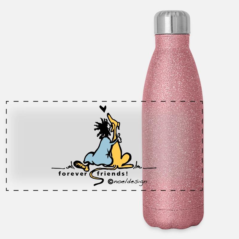 forever friends Panoramic Glitter Thermal Bottle 500 ml