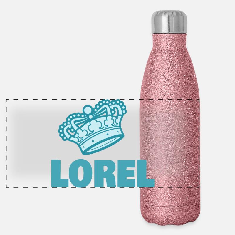 Lorel Panorama Glitzer Isolierflasche 500 ml