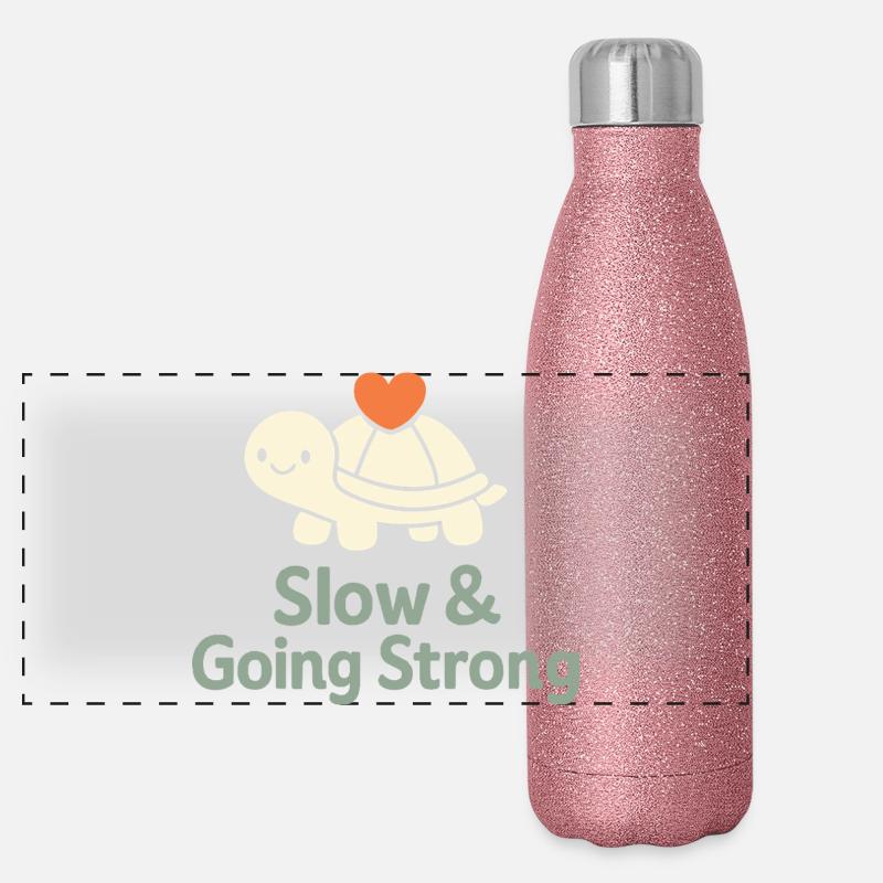 Blid forældreidentitet, langsom Termoflaske i rustfrit stål med glimmer