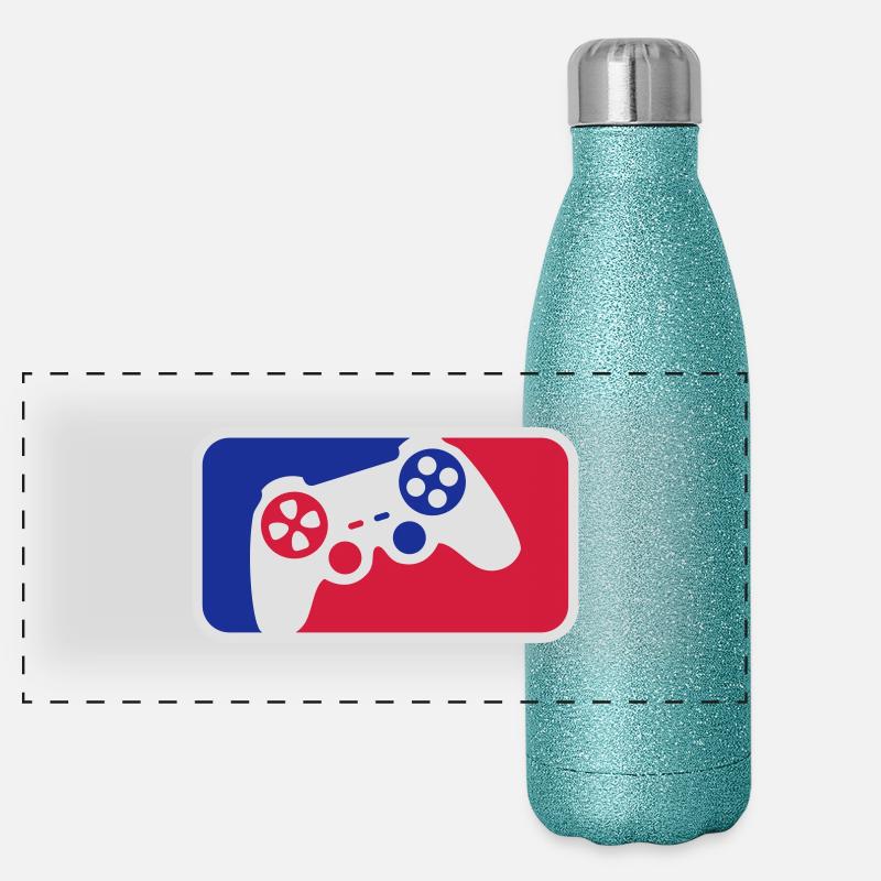 Controller Sport Panorama Glitzer Isolierflasche 500 ml