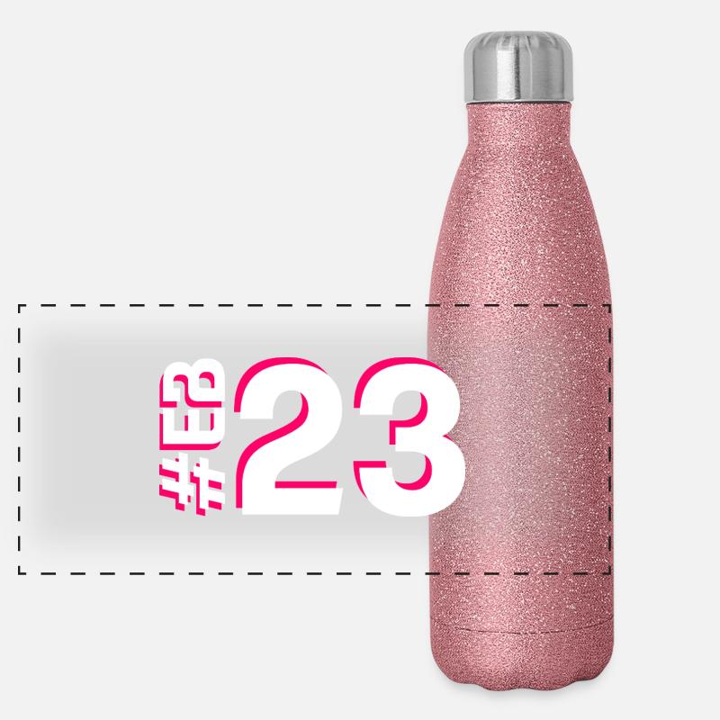 EB23 2025 - Panoramic Glitter Thermal Bottle 500 ml - pink glitter