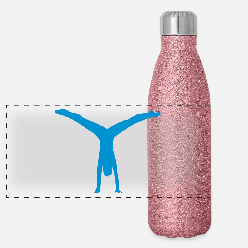 gymnast Panoramic Glitter Thermal Bottle 500 ml
