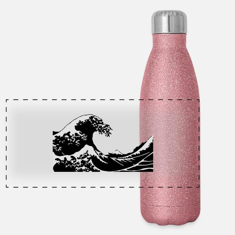 Wave Panoramic Glitter Thermal Bottle 500 ml