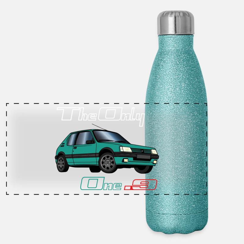 205 1,9 1991 Griffe Vert Fluorite Gourde isotherme panoramique pailletée 500 ml