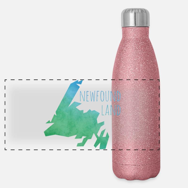 newfoundland Gourde isotherme panoramique pailletée 500 ml