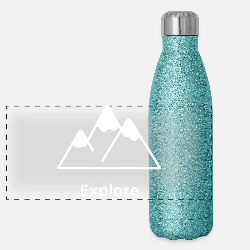 Untersucht Panorama Glitzer Isolierflasche 500 ml
