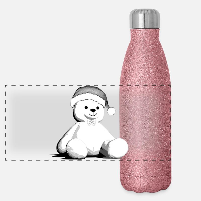 Panorama Glitzer Isolierflasche 500 ml
