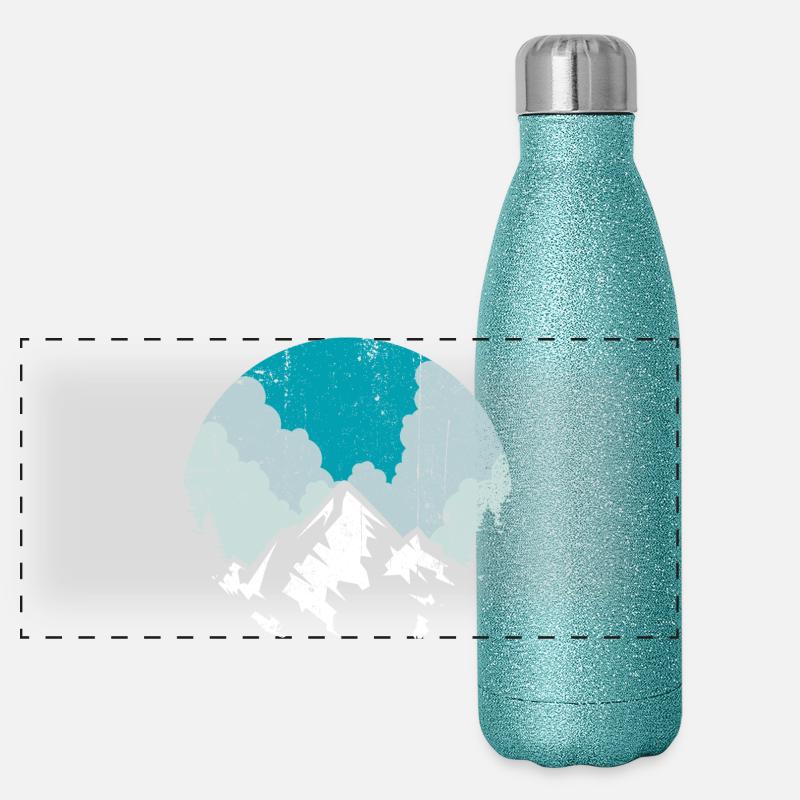 Snow Peak Circle Panoramic Glitter Thermal Bottle 500 ml
