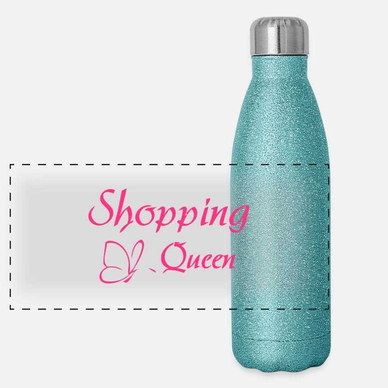 SHOPPING QUEEN Gourde isotherme panoramique pailletée 500 ml