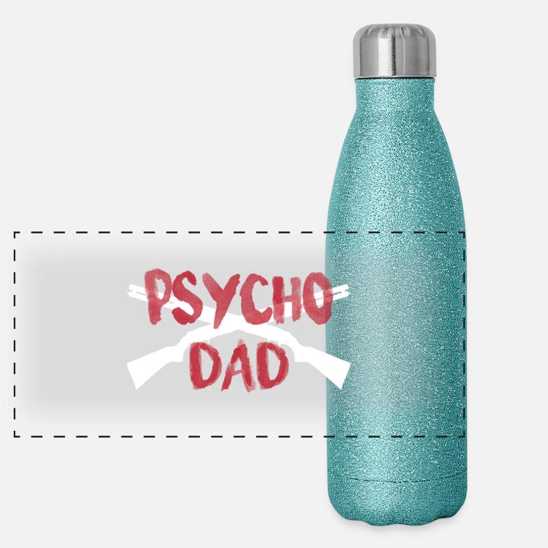 PSYCHO DAD Panorama Glitzer Isolierflasche 500 ml