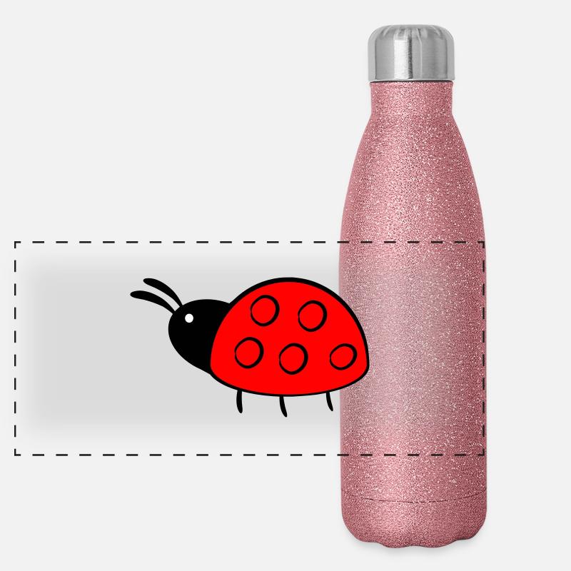 Coccinelle Gourde isotherme panoramique pailletée 500 ml