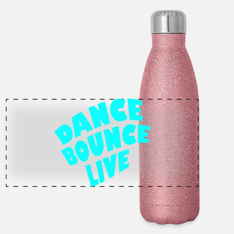 Dance Bounce Live Panoramic Glitter Thermal Bottle 500 ml