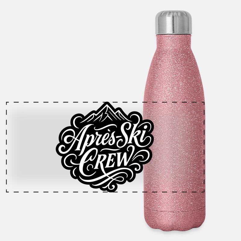 Après Ski Crew Party Panoramic Glitter Thermal Bottle 500 ml