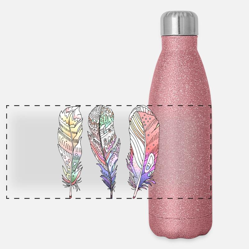 Pen Termoflaske i rustfrit stål med glimmer