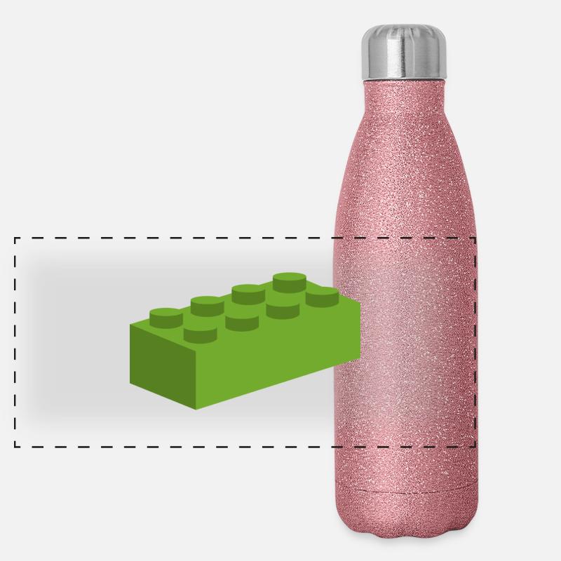 Bauklötze Panorama Glitzer Isolierflasche 500 ml