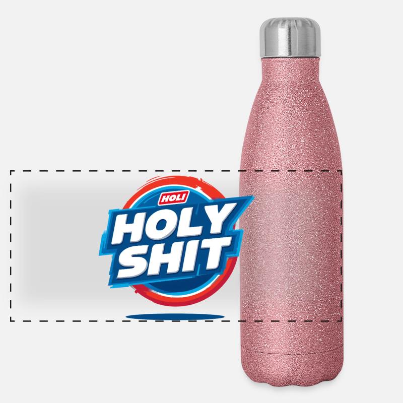 Holy Shiiiiiiii Panoramic Glitter Thermal Bottle 500 ml