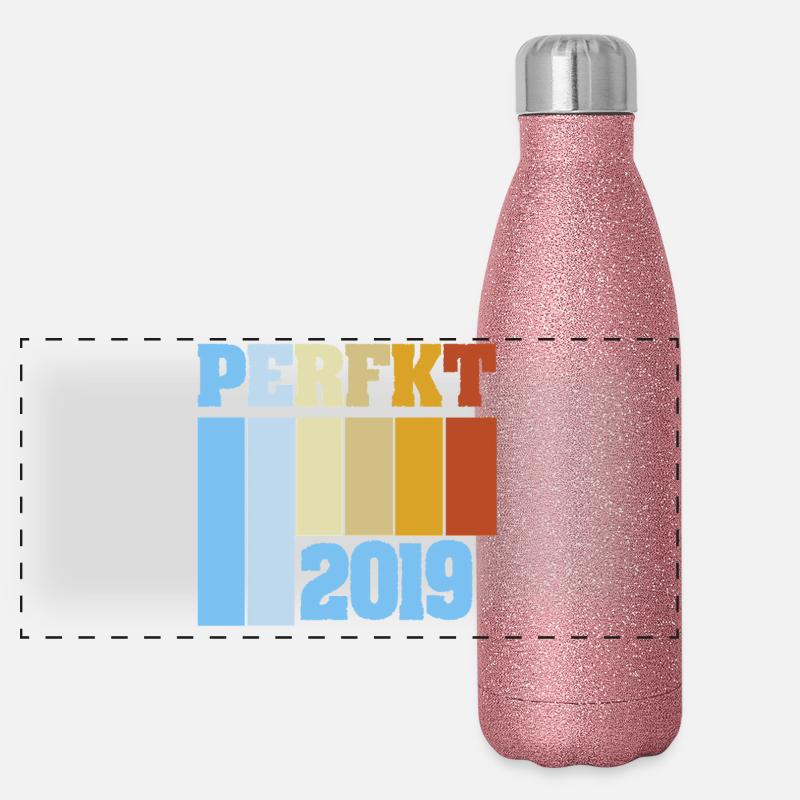 Unique 2019 Panoramic Glitter Thermal Bottle 500 ml