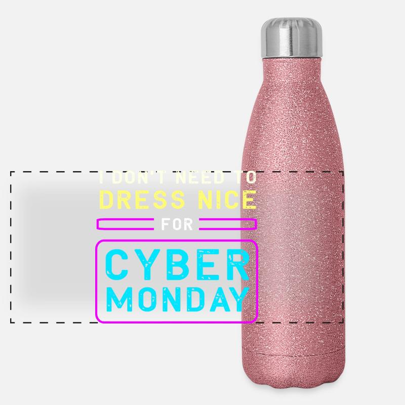 Virée shopping du Cyber Monday Gourde isotherme panoramique pailletée 500 ml