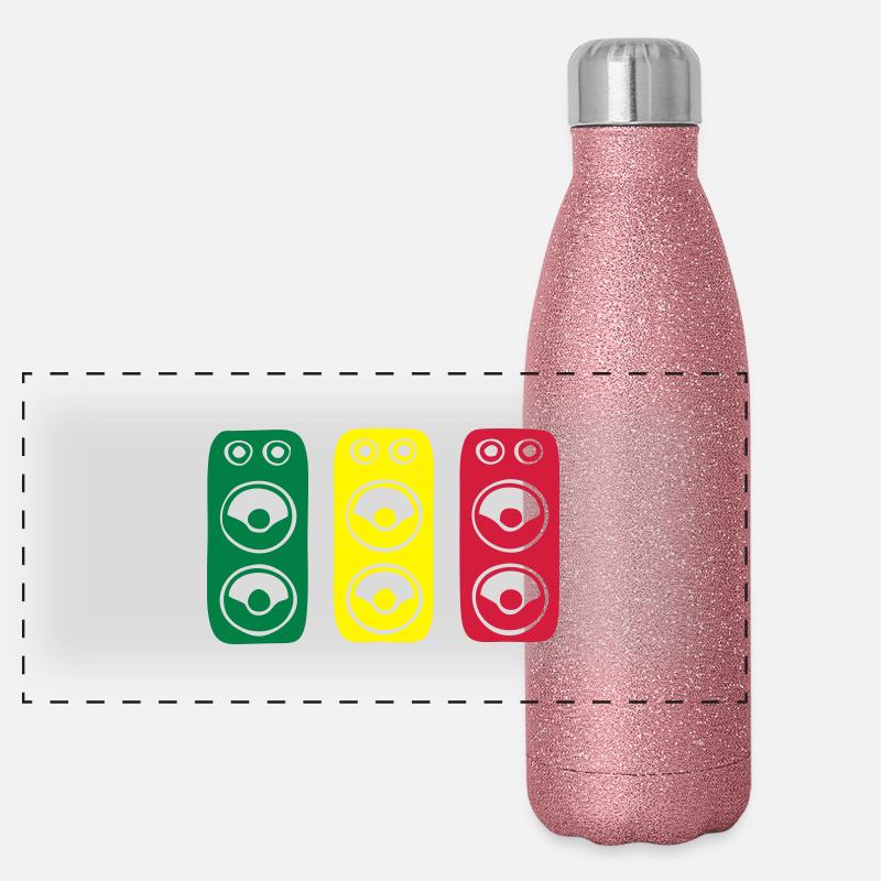 RAGGAE SOUND SYSTEM Panorama Glitzer Isolierflasche 500 ml