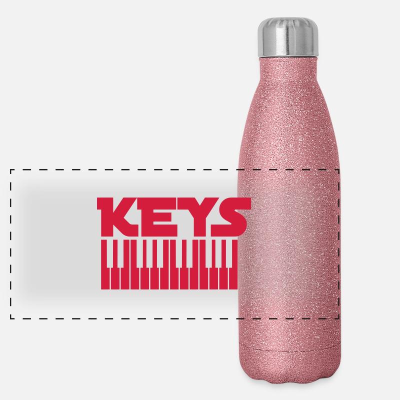 Keys Panorama Glitzer Isolierflasche 500 ml