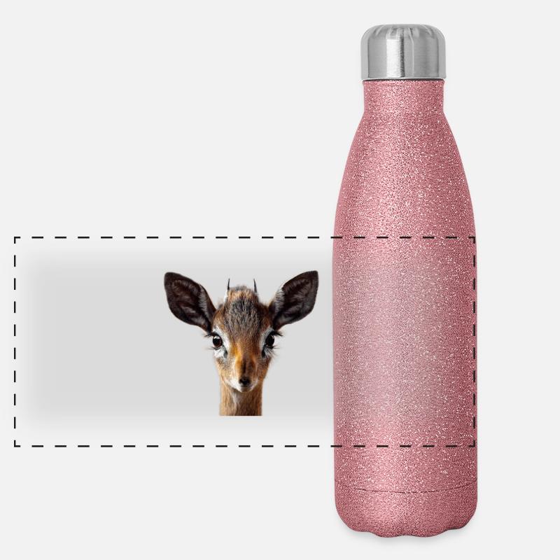 Antilope, Dik Gourde isotherme panoramique pailletée 500 ml