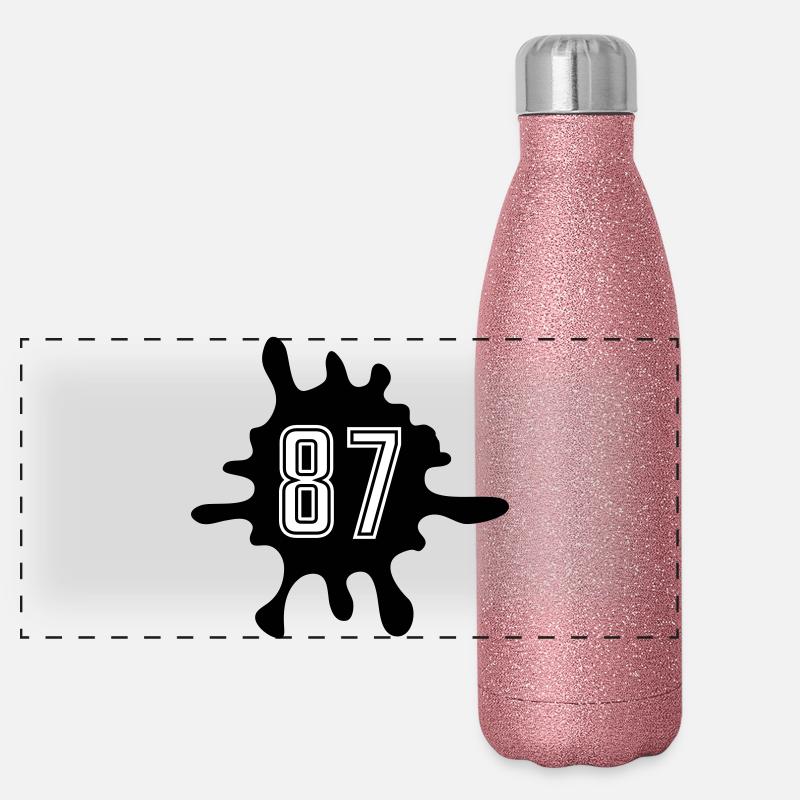 Nombre de Blobs 87 Gourde isotherme panoramique pailletée 500 ml