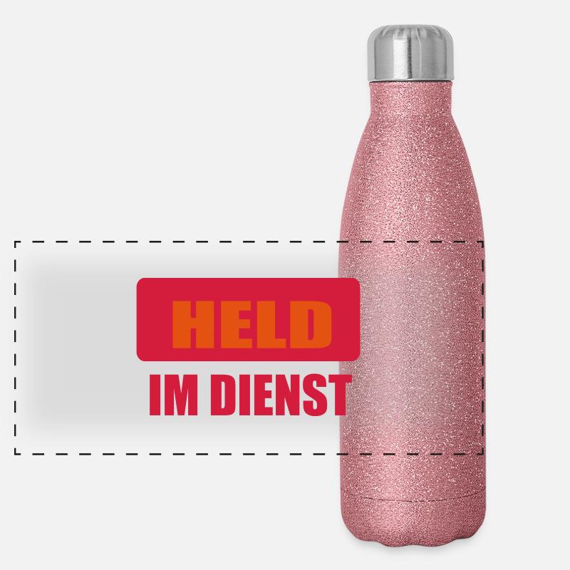 Héros Gourde isotherme panoramique pailletée 500 ml