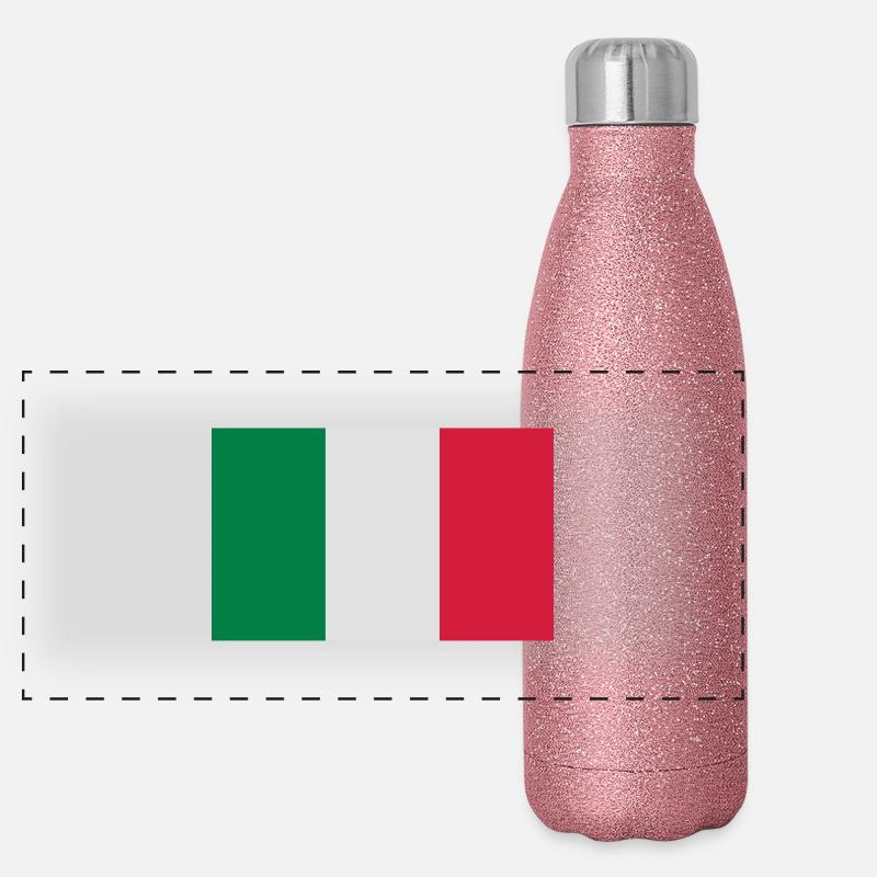 Mexique Gourde isotherme panoramique pailletée 500 ml
