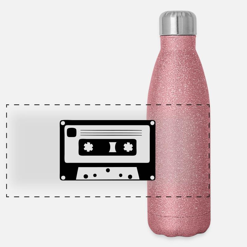Cassette Gourde isotherme panoramique pailletée 500 ml