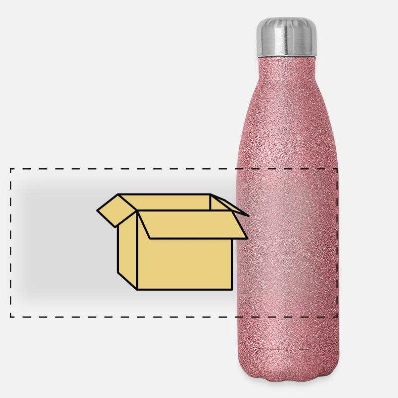 Carton Panoramic Glitter Thermal Bottle 500 ml