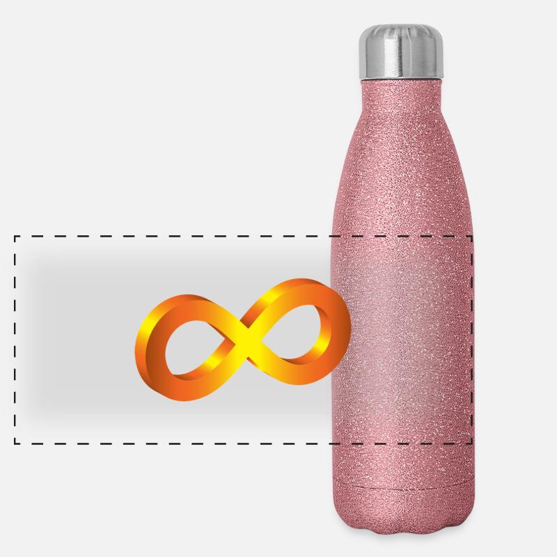 infini Gourde isotherme panoramique pailletée 500 ml