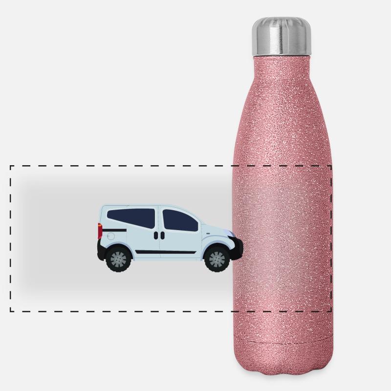 van Panorama Glitzer Isolierflasche 500 ml