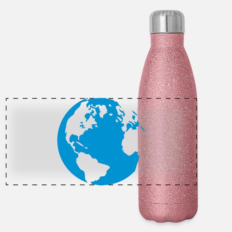 Our planet Panoramic Glitter Thermal Bottle 500 ml