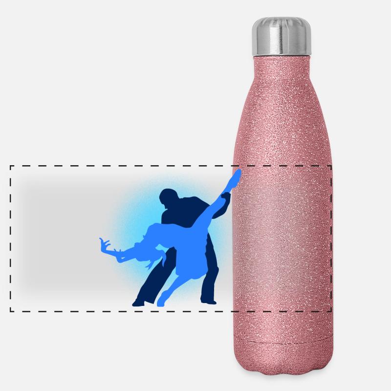 danse Gourde isotherme panoramique pailletée 500 ml
