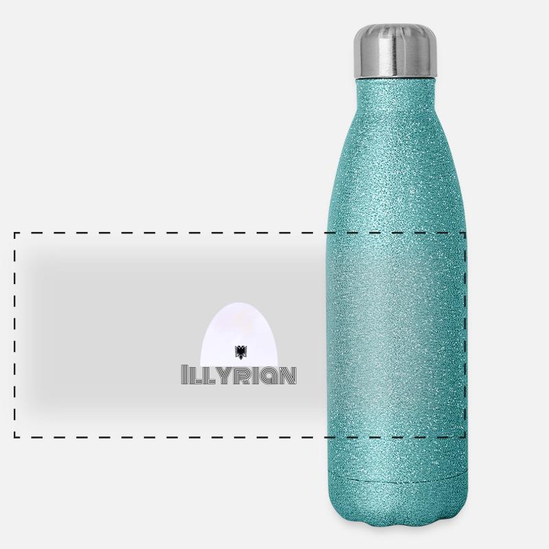 Plisi Panorama Glitzer Isolierflasche 500 ml