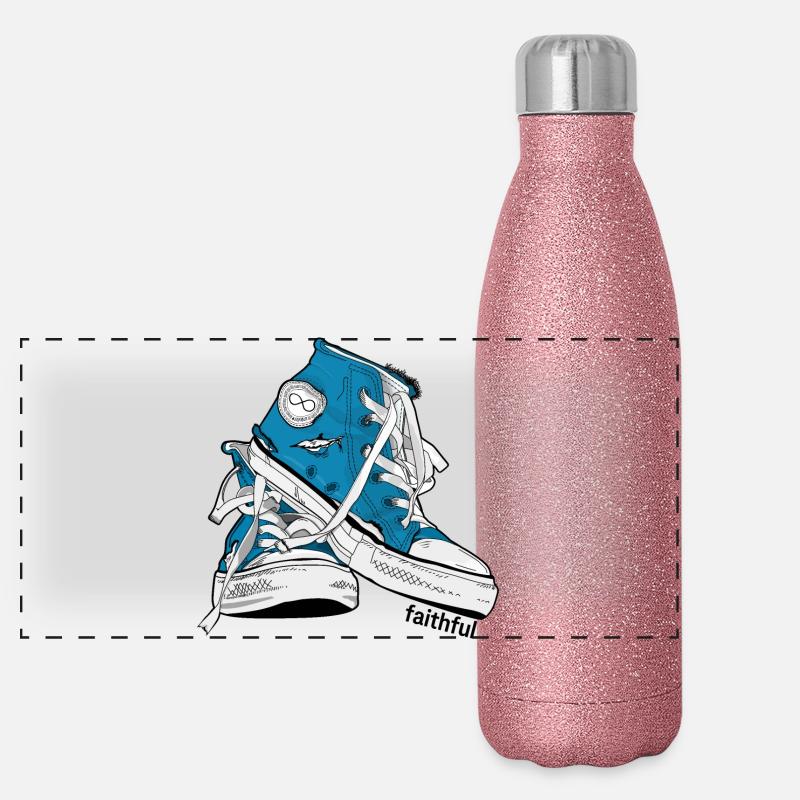 Fidèle Gourde isotherme panoramique pailletée 500 ml