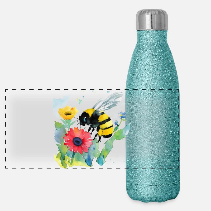 Bourdon Gourde isotherme panoramique pailletée 500 ml