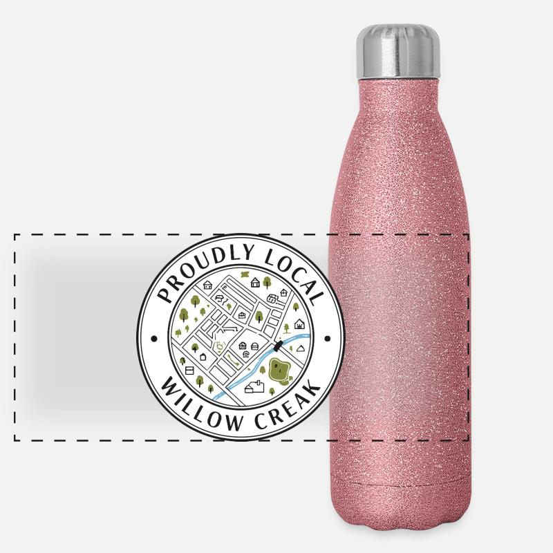 Proudly Local Panoramic Glitter Thermal Bottle 500 ml