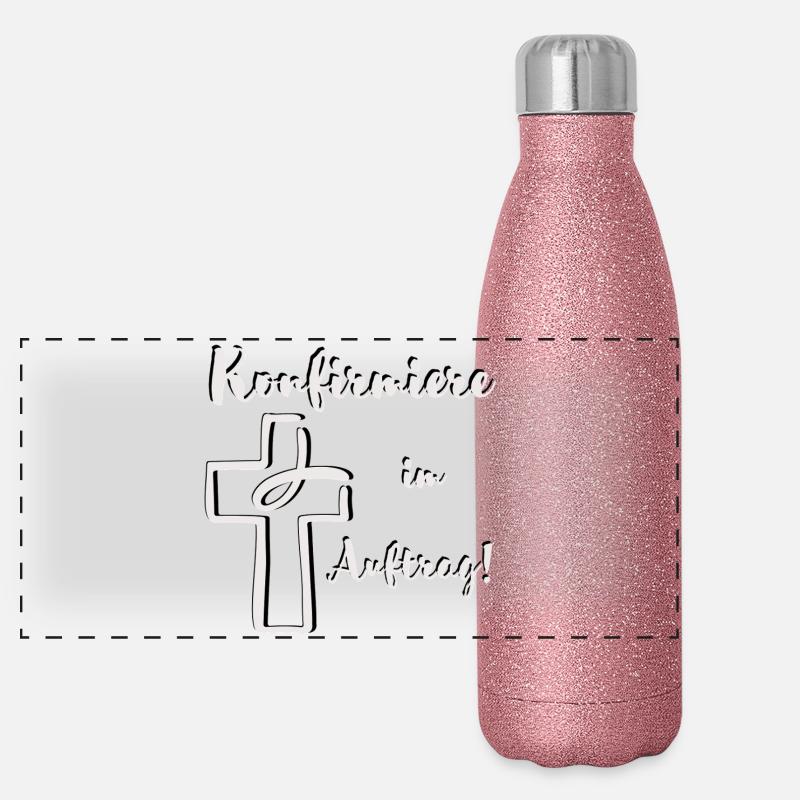 Confirm on behalf of light fish dips in cross Panoramic Glitter Thermal Bottle 500 ml