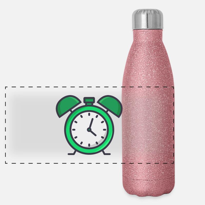 Alarm clock Panoramic Glitter Thermal Bottle 500 ml