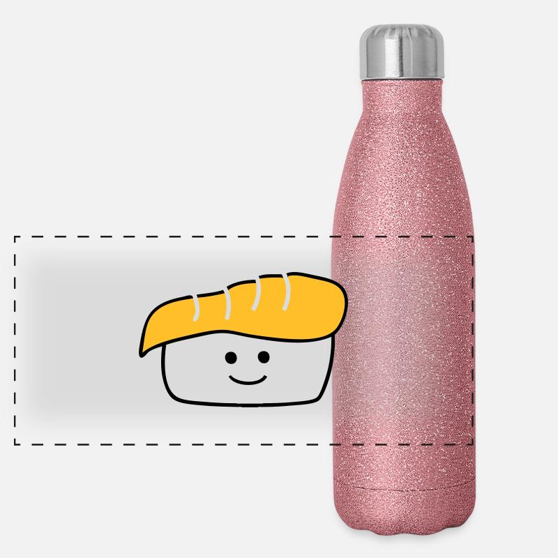 Sushi Nigiri Gourde isotherme panoramique pailletée 500 ml