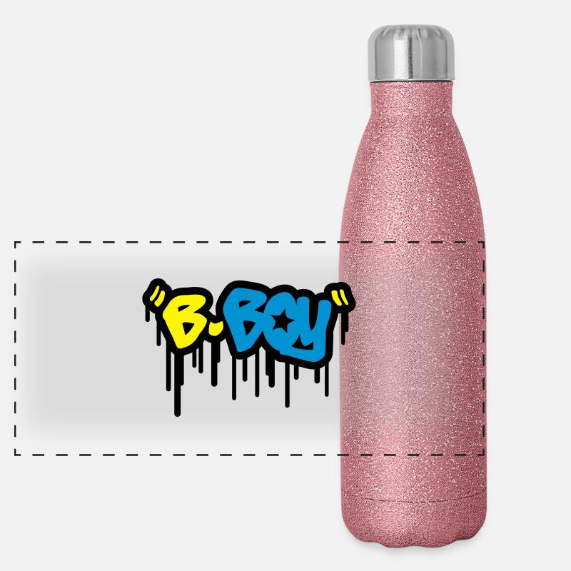b_boy_t3 Gourde isotherme panoramique pailletée 500 ml