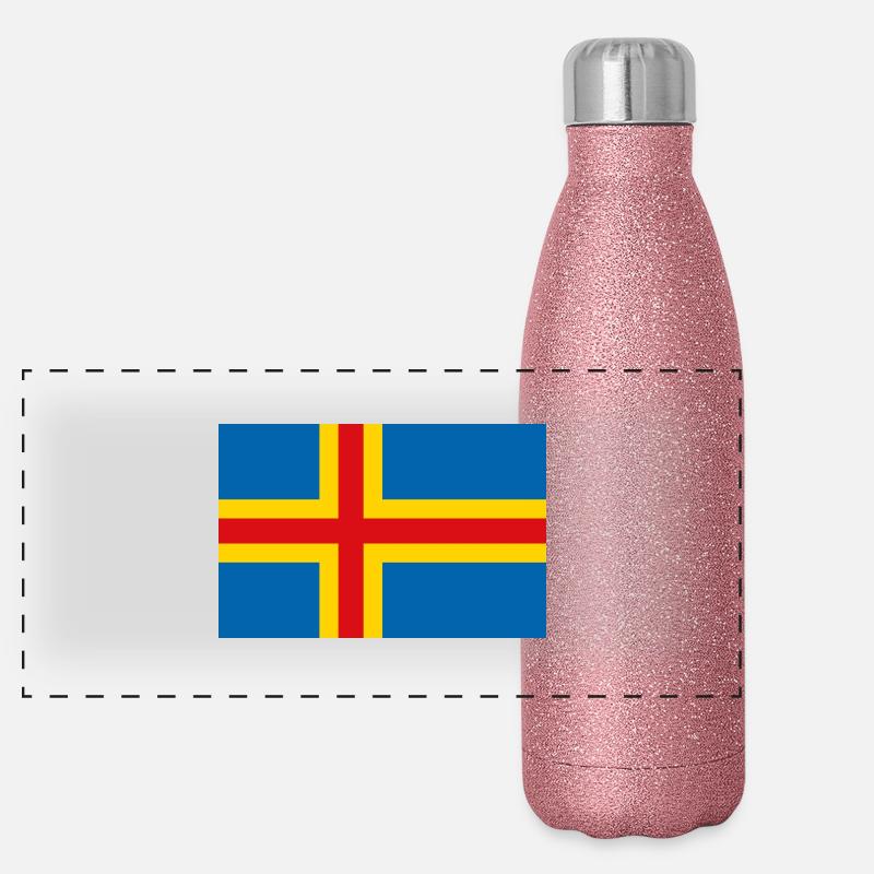 Îles Åland Gourde isotherme panoramique pailletée 500 ml