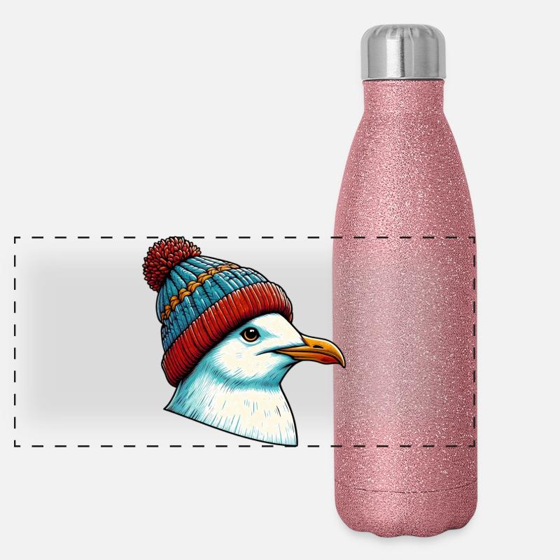 Mouette Gourde isotherme panoramique pailletée 500 ml