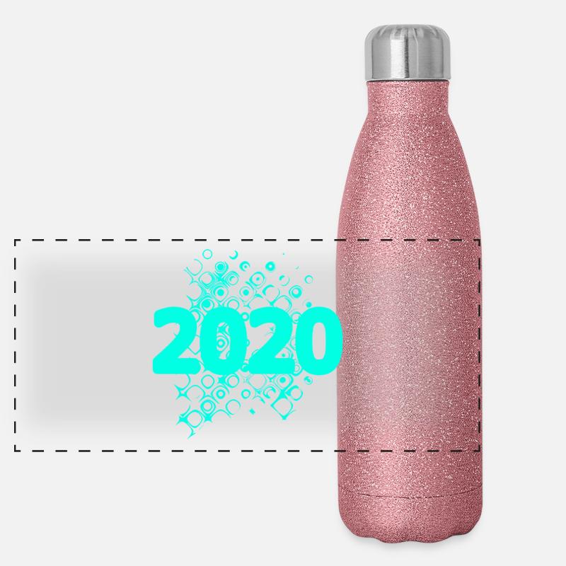 Panorama Glitzer Isolierflasche 500 ml