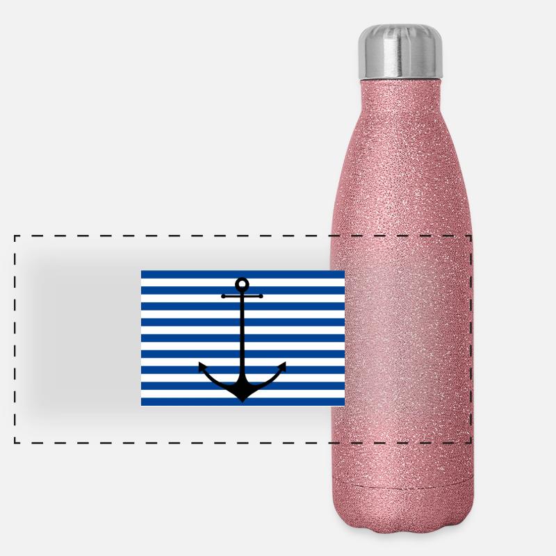 ancre Gourde isotherme panoramique pailletée 500 ml